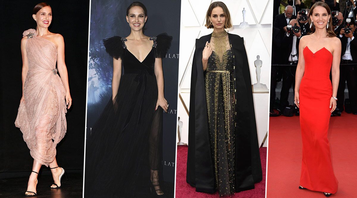 Natalie Portman Birthday Special: 7 Times the Black Swan Actress Mesmerised Us with Her Alluring Red Carpet Choices (View Pics) 
