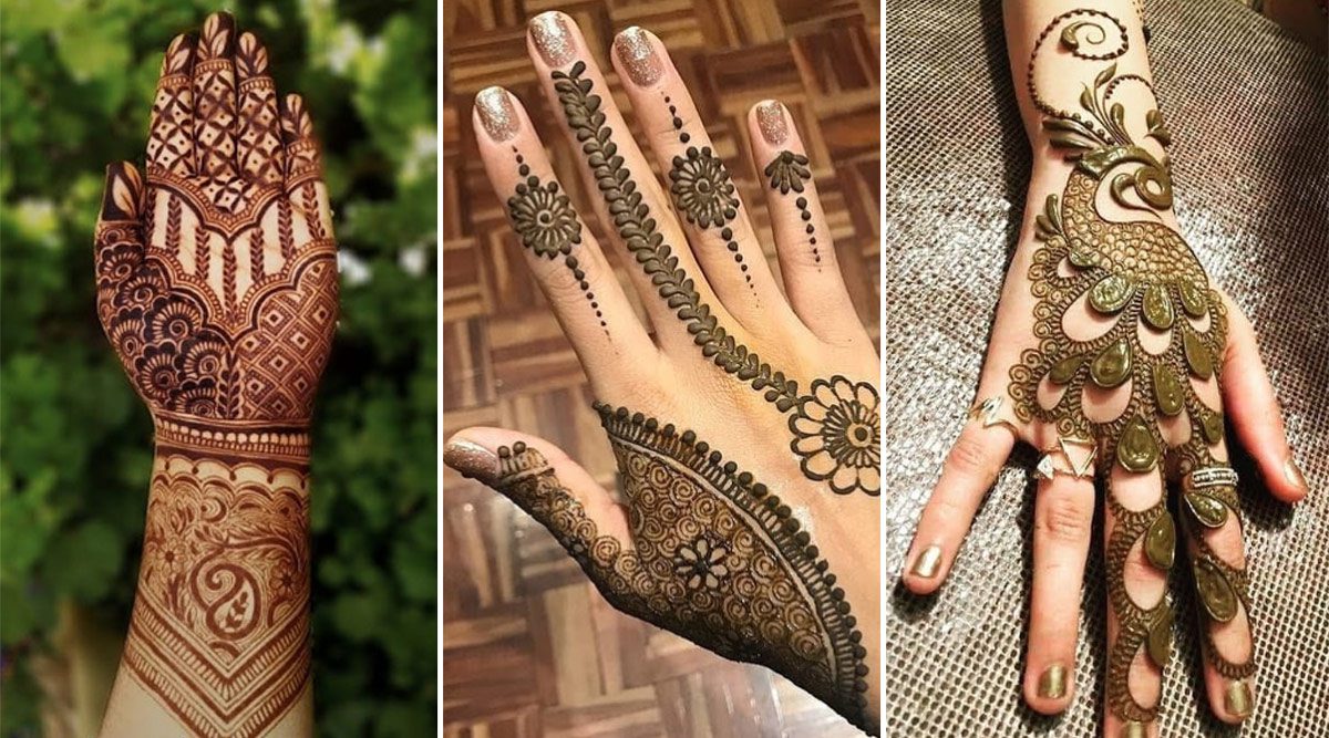 Bakrid 2020 Latest Mehndi Designs: Celebrate Eid al-Adha With These Easy Mehandi Patterns From Arabic to Indian, Bracelet & Vine Style Front & Back Hand Images and Video Tutorials