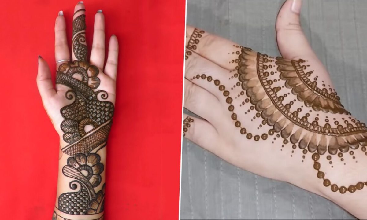 Latest Eid Al Adha 21 Mehndi Designs Simple 5 Minute Mehendi Designs Indian Henna Patterns To Apply On Your Palms Ahead Of Bakrid Watch Diy Videos