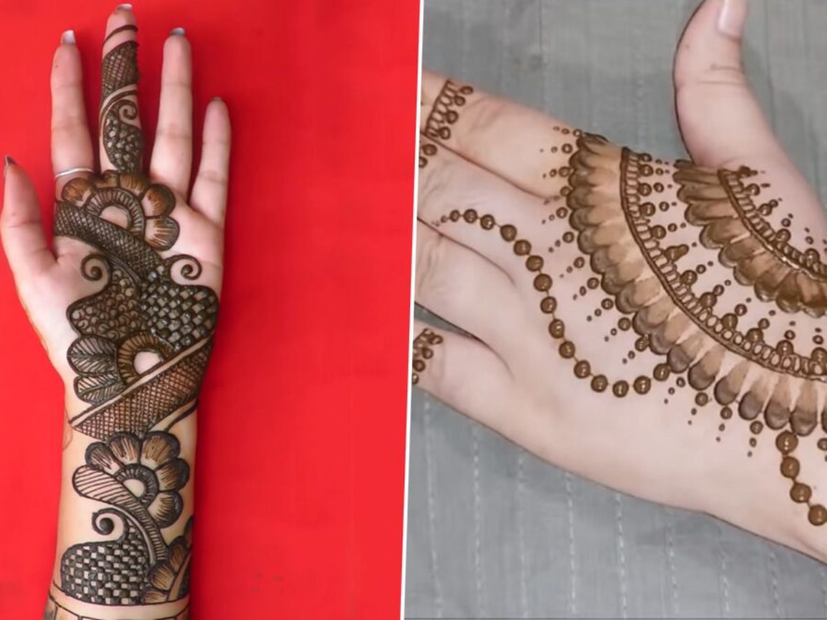 Latest Eid Al Adha 21 Mehndi Designs Simple 5 Minute Mehendi Designs Indian Henna Patterns To Apply On Your Palms Ahead Of Bakrid Watch Diy Videos