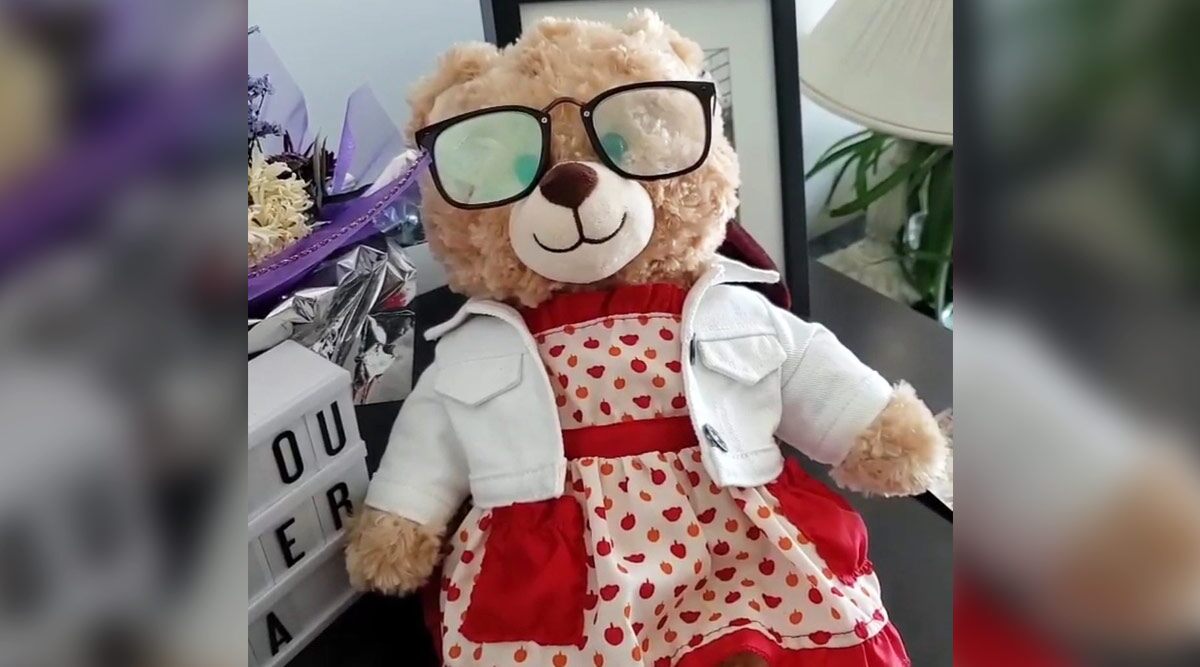 teddy bear with recordable message