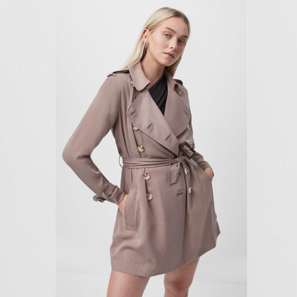 Ceza Belted Trench Coat: