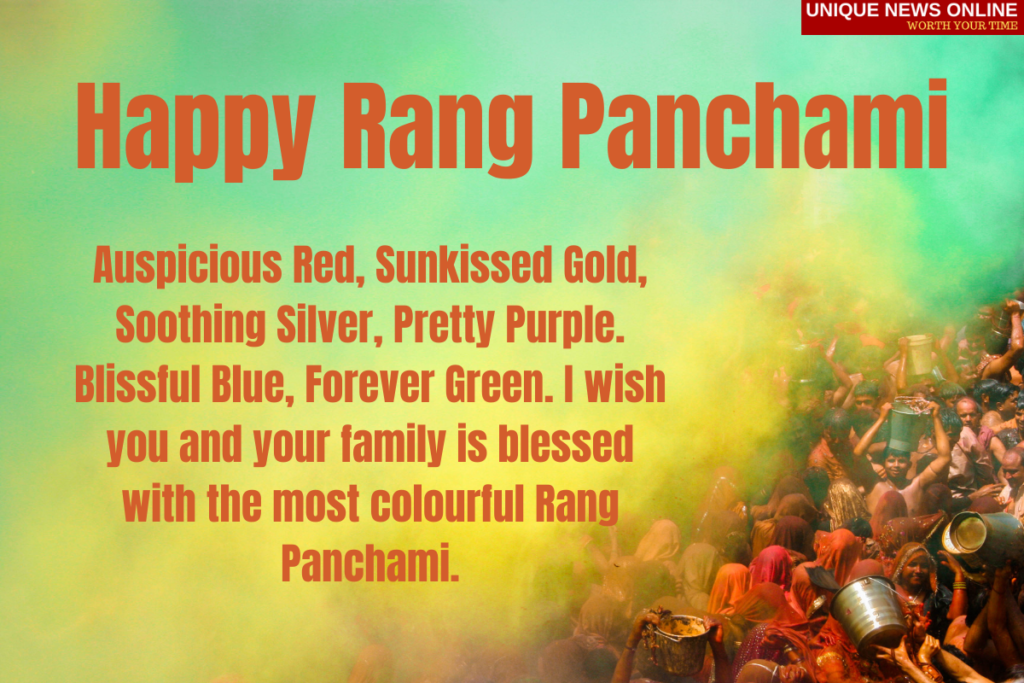 Happy Rang Panchami Wishes 2022