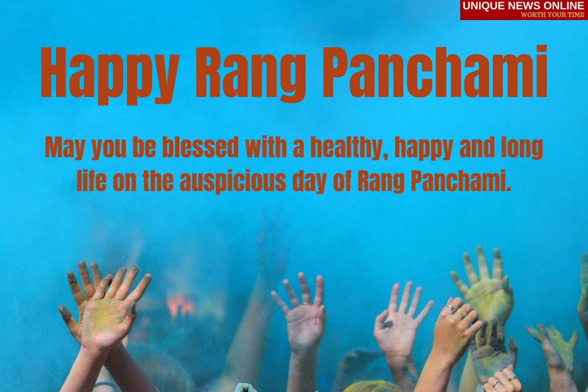 Happy Rang Panchami 2022 WIshes, HD Images, Quotes, Messages, And Greetings to share With your Loved Ones"