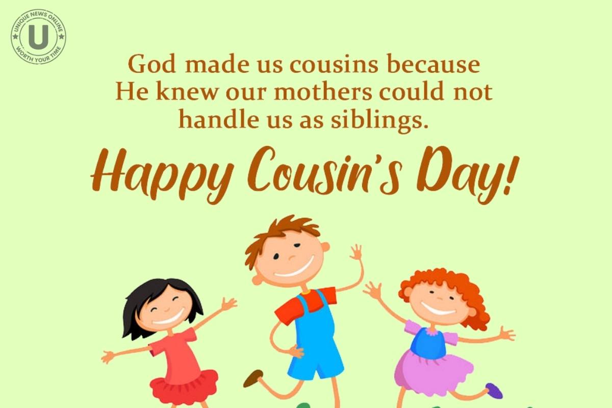Happy Cousin's Day 2022: Top Wishes, Images, Messages, Greetings ...