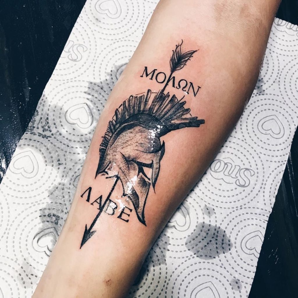 Molon Labe Tattoo