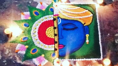 15 Unique Krishna Rangoli Designs To Try Out And Make Your House Festive-Ready For 2023