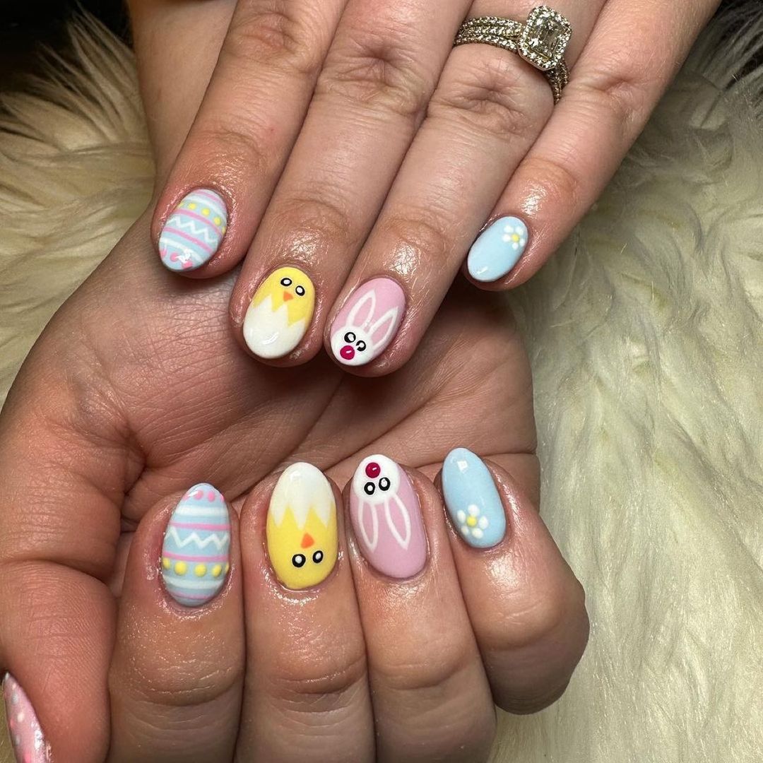 8 Trendy Easter Nail Designs To Get Done At The Festival In 2023