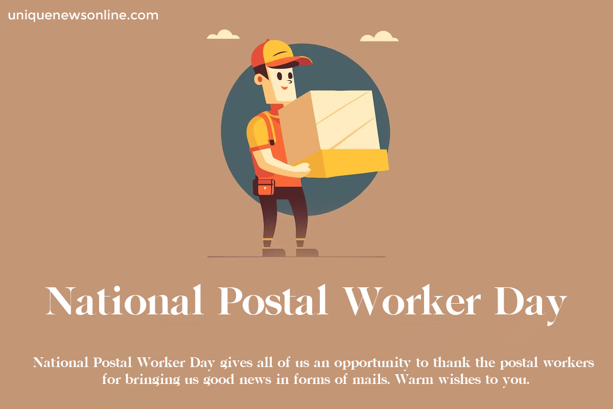 National Postal Worker Day 2023 Theme, Quotes, Images, Posters, Banners