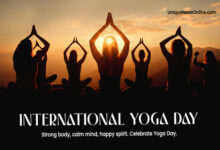 International Yoga Day 2024 Theme, Wishes, Quotes, Greetings, Sayings, Messages, Cliparts and Instagram Captions
