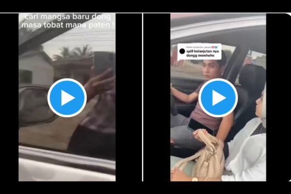 Veni Oktaviana Goes Viral After Being Caught With A Man In His Car, By His Wife
