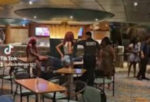 Final Day Of A Five-Day Cruise To Central America On Carnival Paradise Ends In An All Female Brawl Watch Fists Fly , Chairs Thrown In The Viral Video