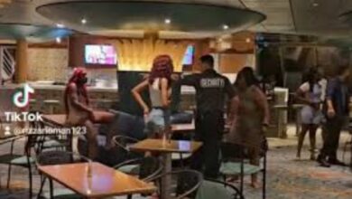 Final Day Of A Five-Day Cruise To Central America On Carnival Paradise Ends In An All Female Brawl Watch Fists Fly , Chairs Thrown In The Viral Video