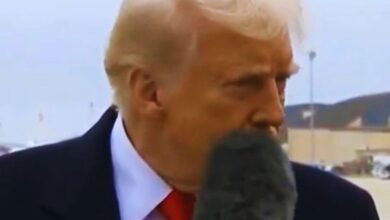 Mic Drop? More Like Mic Smack! Donald Trump’s Death Stare Goes Viral After Boom Mic Blunder